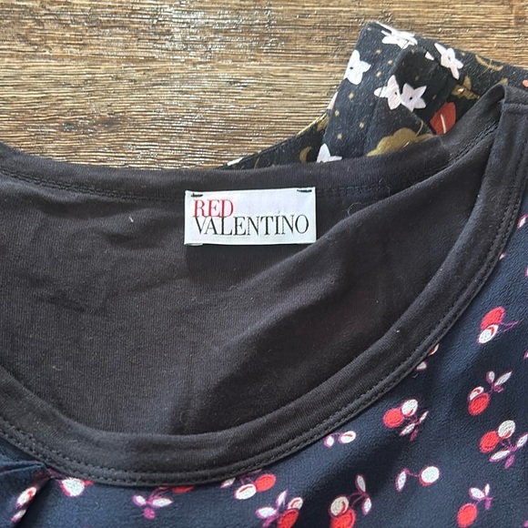 RED VALENTINO short sleeve floral top extra small - Picture 3 of 7